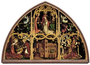 Německy: Basilika Santa Maria Maggiore, rechter Tafel: Enthauptung der hl. Dorothea Basilica Santa Maria Maggiore