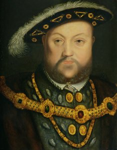 Portrét Jindřicha VIII. (1491-1547) ve šperkovém řetězu a kožešinovém rouchu