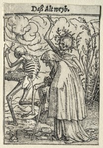 Tanec smrti: Stařena od Hans Holbein the Younger