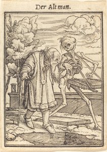 Tam Alt muž. od Hans Holbein der Jüngere
