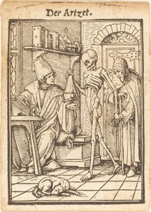 Lékař od Hans Holbein der Jüngere