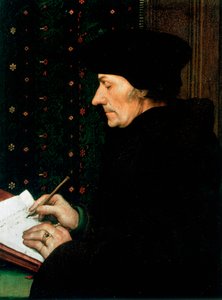 Desiderius Erasmus , holandský humanista a učenec, 1523 od Hans Holbein der Jüngere