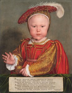 Edward VI jako dítě od Hans Holbein der Jüngere
