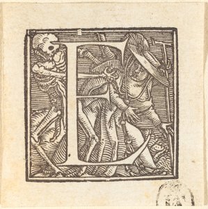 Dopis E od Hans Holbein der Jüngere