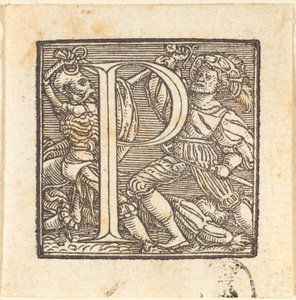 Písmeno P od Hans Holbein der Jüngere