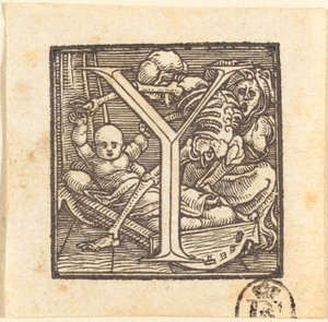Písmeno Y od Hans Holbein der Jüngere