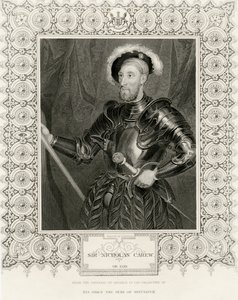 Sir Nicholas Carew od Hans Holbein der Jüngere