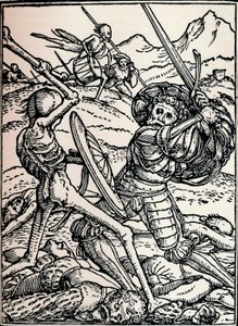 Rytíř a smrt, 1538, 1917 od Hans Holbein der Jüngere
