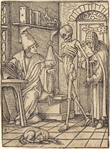 Lékař od Hans Holbein der Jüngere