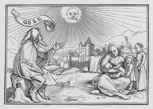 Ozeášovo proroctví, Ozeáš I, 1 od Hans Holbein der Jüngere