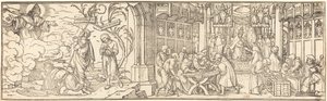 Provoz v odpustcích. od Hans Holbein der Jüngere