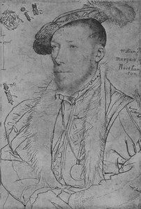 William Parr, markýz z Northamptonu, c1538-1542 1945 od Hans Holbein der Jüngere