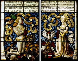 Markrabě Fridrich z Braniborska-Ansbachu 1460–1536 a jeho manželka Sophia Jagellonská 1464–1512, 149 od Hans Kamberger