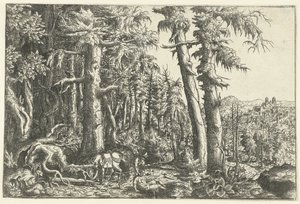 Krajina s milosrdným Samaritánem od Hans Lautensack