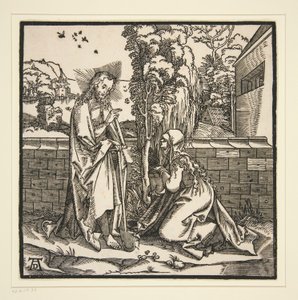 Kristus a Magdalena od Hans Leonard Schaufelein
