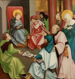 Kristus v chrámu, cca 1505 (olej na panelu)