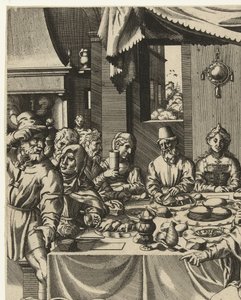 Svatba v Káně od Hans Liefrinck (I) (attributed to)