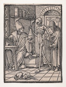 Doctor or Physician, od Tanec smrti, ca. 1526, vydáno 1538. od Hans Lützelburger
