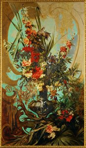 Blumenstueck - Květinové zátiší ... (malba na plátně) od Hans Makart