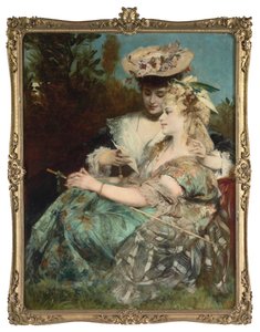 Milostný dopis, 1875 od Hans Makart