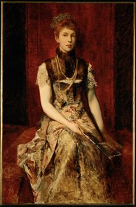 Dora Fournier-Gabillon ... (malba na dřevě) od Hans Makart