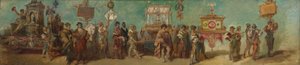 Návrh slavnostního průvodu roku 1879 - Hrnčíři a skláři od Hans Makart