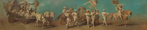 Návrh pro slavnostní průvod roku 1879 - Mlynáři a pekaři od Hans Makart