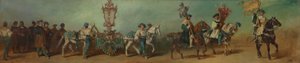 Návrh na slavnostní průvod roku 1879 - Klempíři od Hans Makart