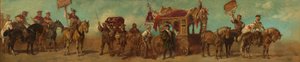 Návrh na slavnostní průvod roku 1879 - Výrobci vozů, sedláři, řemenáři a brašnáři od Hans Makart