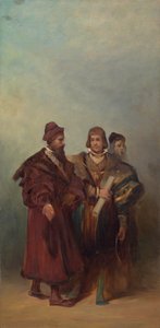 Návrh na slavnostní průvod roku 1879 - Tři strojní konstruktéři od Hans Makart