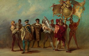 Návrh slavnostního průvodu roku 1879 - rytci a slévači bronzu od Hans Makart