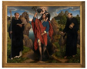 Centrální panel Triptychu Willema Moreela od Hans Memling