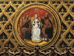 Detail reliquary of Saint Ursula od Hans Memling