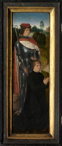 Levé křídlo Triptychu Adriaan Reins od Hans Memling