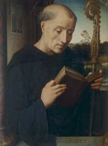Svatý Benedikt, 1487 od Hans Memling