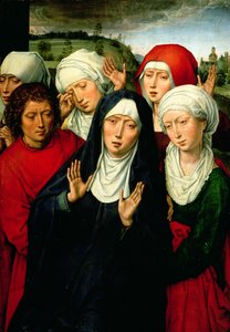 Svaté ženy, pravý panel Deposition Diptych, c.1492-94 od Hans Memling