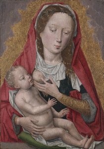 Panna a dítě, c. 1470-1480. od Hans Memling