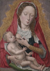 Panna s dítětem, asi 1470-80 (olej na dřevě) od Hans Memling