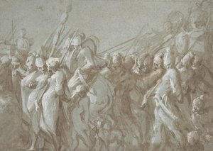 Vojenský průvod, 16. století. od Hans Mont