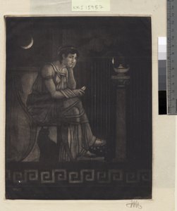 Penelope s tkalcovským stavem od Hans Nikolaj Hansen