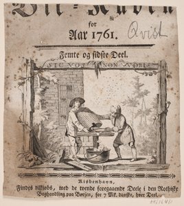 Titulní viněta pro „Bii-Kuben pro rok 1761“, část V