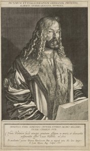 Portrét Dürer, vyrytý Lucas Kilian