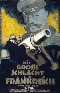 Plakát k filmu z první světové války 