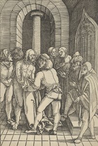 Kristus svlékl, ze zrcadla utrpení našeho Pána Ježíše Krista, 1507. od Hans Schäufelein the Elder