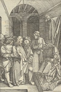 Kristus před Herodem v sále, od zrcadla utrpení našeho Pána Ježíše Krista, 1507., 1507.