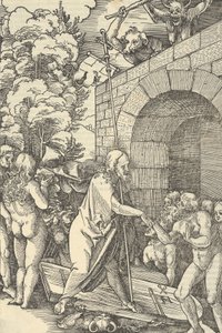 Kristus v limbu, od zrcadla utrpení našeho Pána Ježíše Krista, 1507. od Hans Schäufelein the Elder