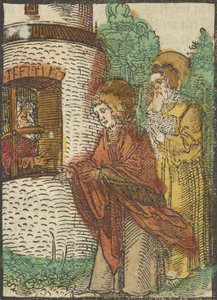 Svatý. John ve vězení, z Das Plenarium, 1517. od Hans Schäufelein the Elder