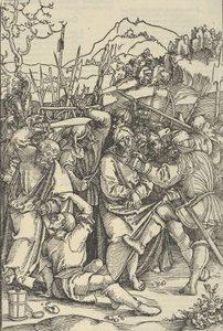Zatčení Krista, ze zrcadla utrpení našeho Pána Ježíše Krista, 1507. od Hans Schäufelein the Elder