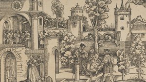 Příběh Susanny, 1536. od Hans Schäufelein the Elder