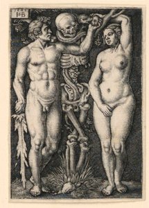 Adam a Eva od Hans Sebald Beham